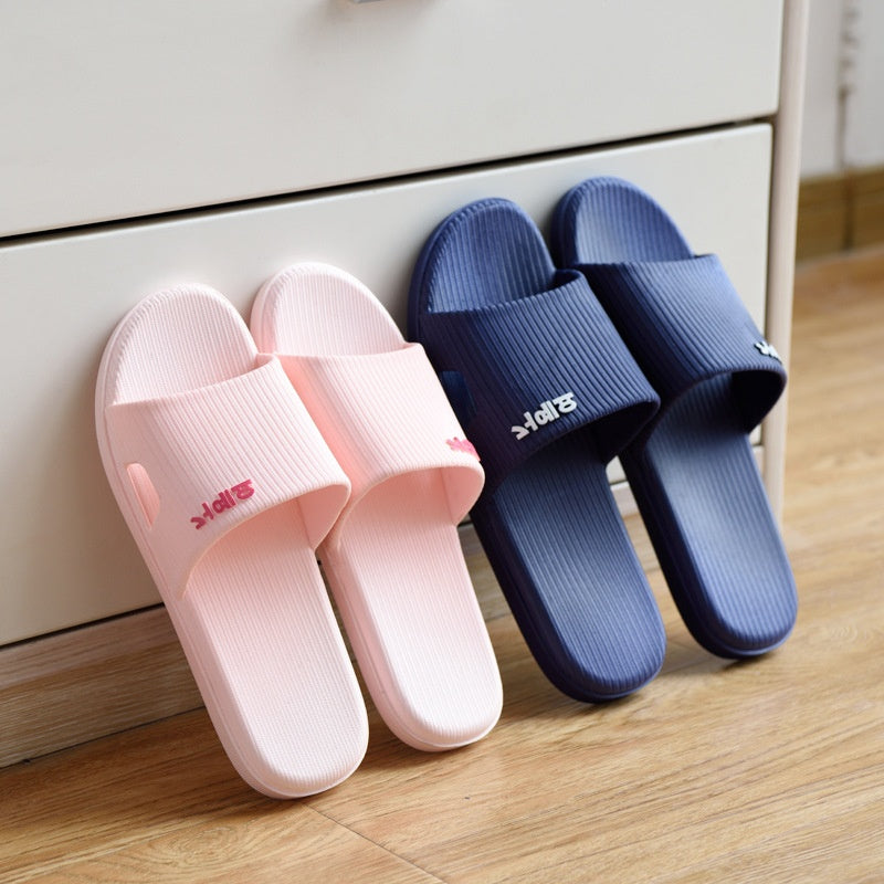 Bathroom Non-slip Men And Women Bathing Platform Slippers
