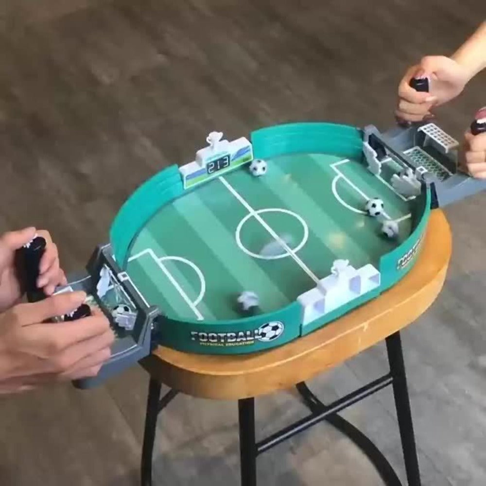 Portable Tabletop Football Game Set – Stand-Alone Table Design, Durable PP Material, 6 or 10 Balls, Family Party Board Game f