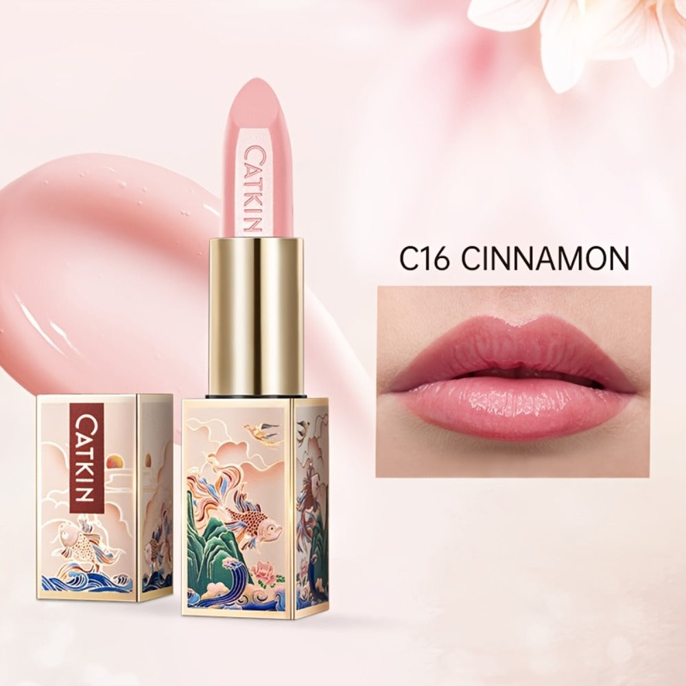 Lip Balm CATKIN Tinted Stick with Five Named Shade Options, Glossy Finish and Floral Packaging — image 12