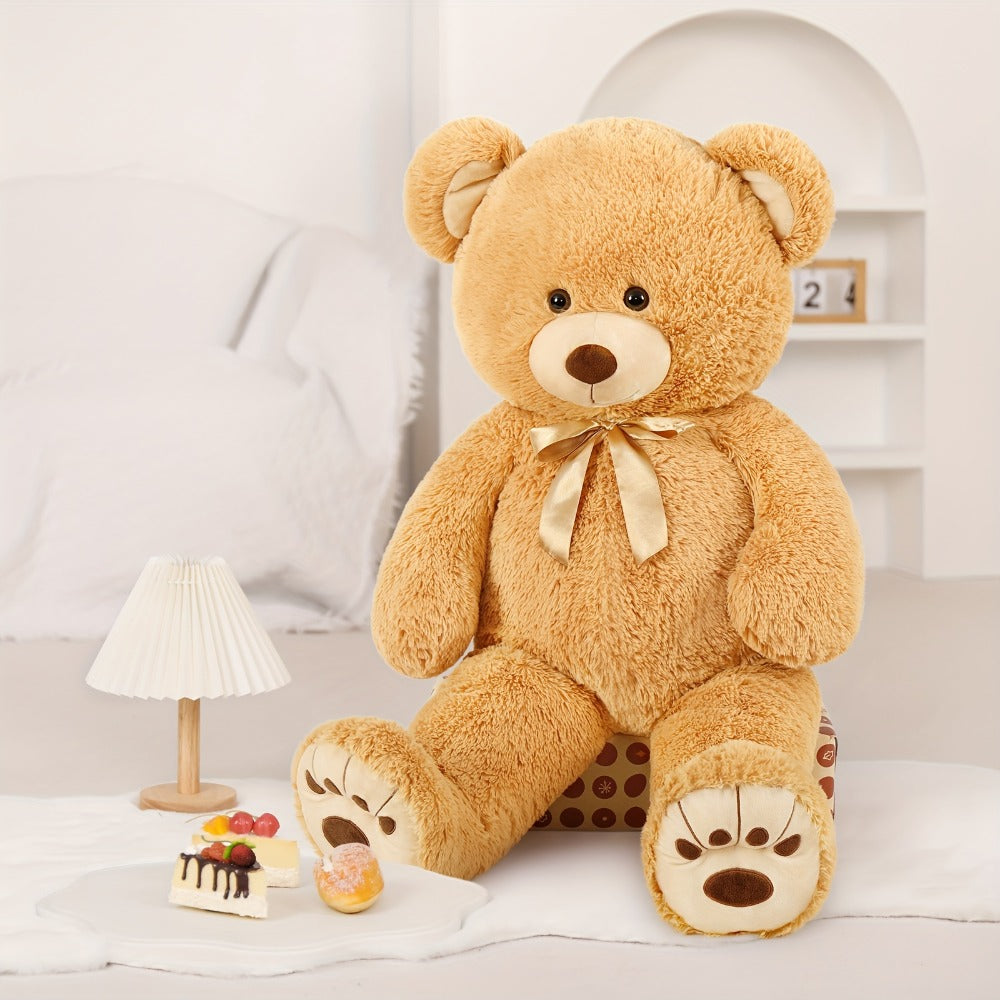 Stuffed Animal Giant Brown Teddy Bear with Oversized Seated Shape and Photo-Color Option for Room Decor — image 4