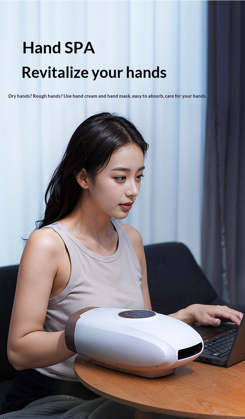 Portable Electric Hand Massager With Hot Compress Air Pressure To Relieve Hand Fatigue