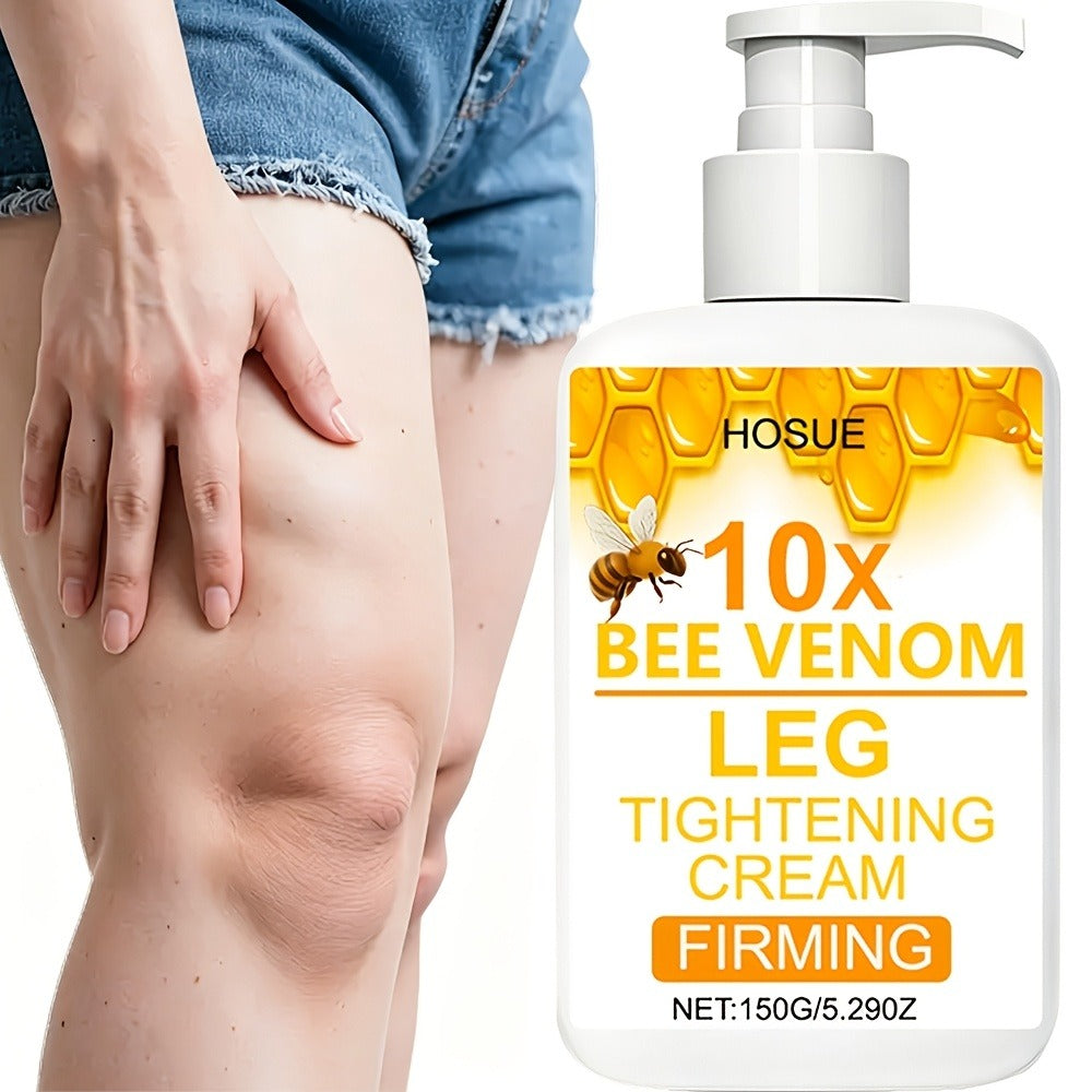 Body Cream HOSUE 150g Pump Bottle with Bee Venom Ingredient Label for Arms, Thighs and Abdomen Application — image 1