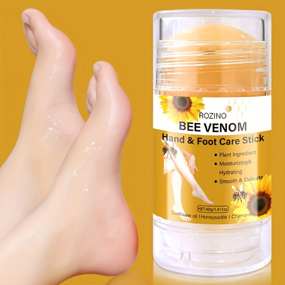 Skincare Set with ROZINO Label, 5 Bee Venom and Vitamin C Items for Lip Face Neck Hand and Foot Care — image 7