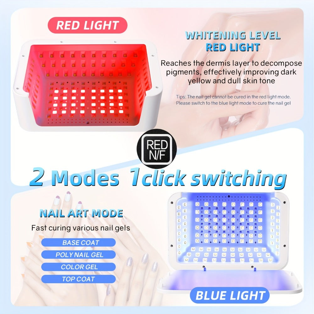 Sun-D5 Dual-Hand UV/LED Nail Lamp with 108-Bead Label, Removable Base, LCD and Four Timers — image 10