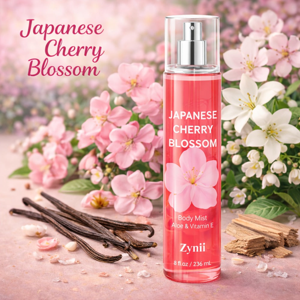 Cherry Blossom Body Mist for Women, Pheromone-Infused Sakura & Rose Fruity Floral Scent, 7- Spray — image 4