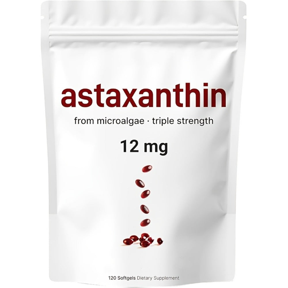 Astaxanthin 12mg Softgels 3-Pack 120ct 4-Month Supply for Bath Time, Home Spa and Personal Care — image 5