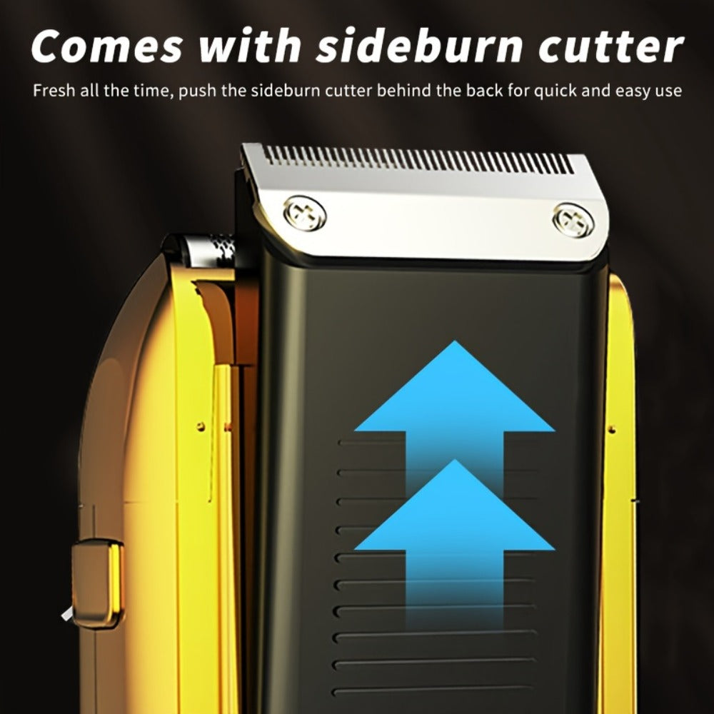 Bald Head Shaver & Beard Trimmer 2-in-1 Electric USB Rechargeable – Aluminum Foil Razor Professional Hair Clipper Grooming To