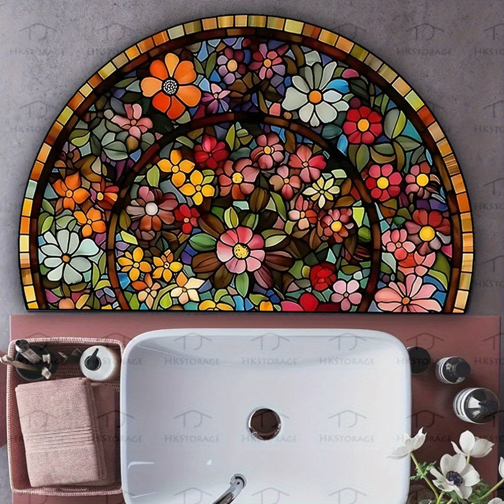 Door Mat | Washable Mandala Welcome Mat Entryway Bedroom Patio — image 3