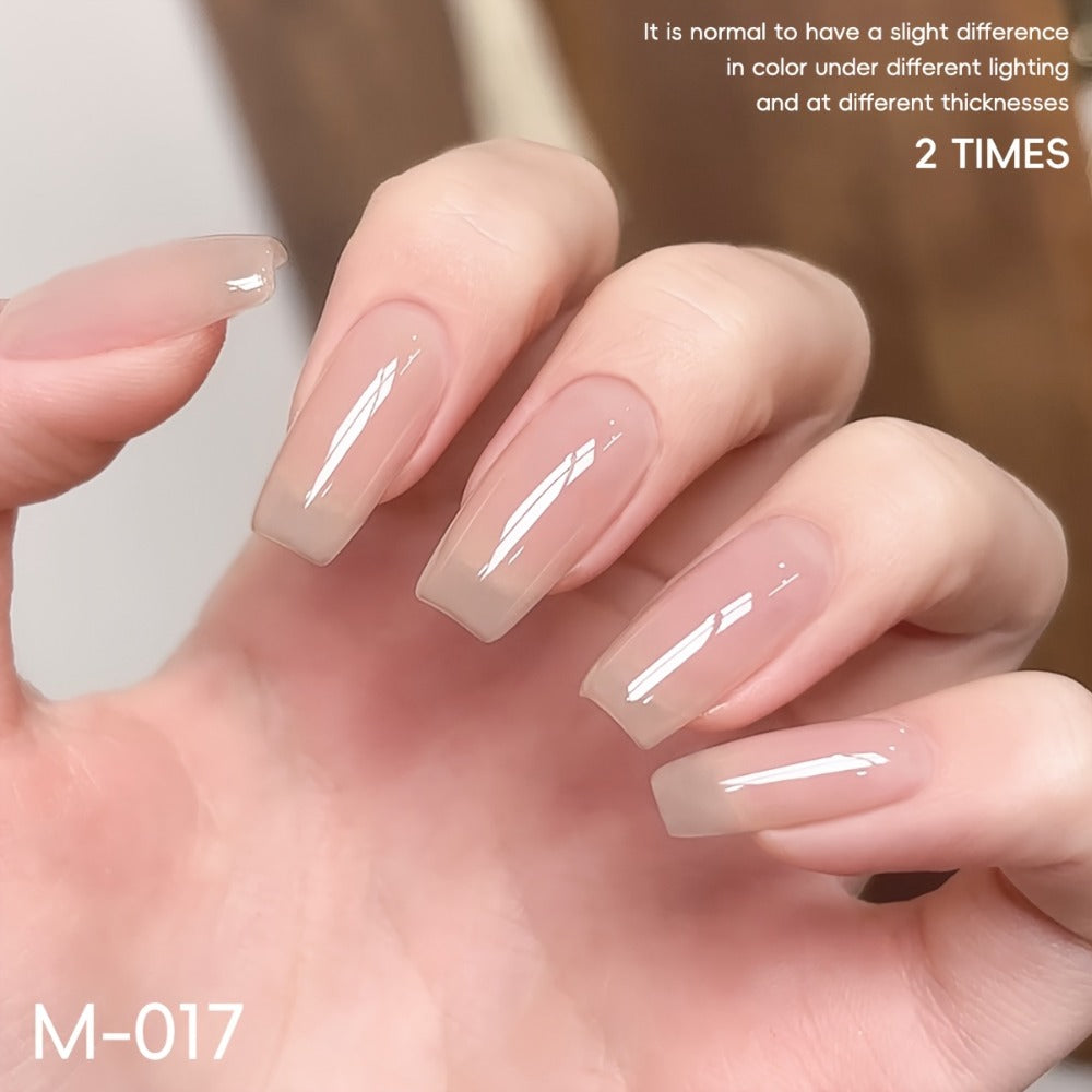Gel Nail Polish 4-Piece Nude-Pink Frame-Bottle Set with Opaque Shades 05, 06, 08 and 17 for Manicures — image 10