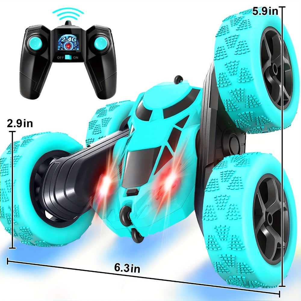 Remote Control Car, Double-Sided 360-Degree Flip Stunt Model with LEDs, 2.4GHz Control and 1400mAh Battery — image 7