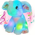 Plush Toy Blue Elephant with LED Glow and Optional Lullaby Music for Soft Room Display and Gifting — image 15