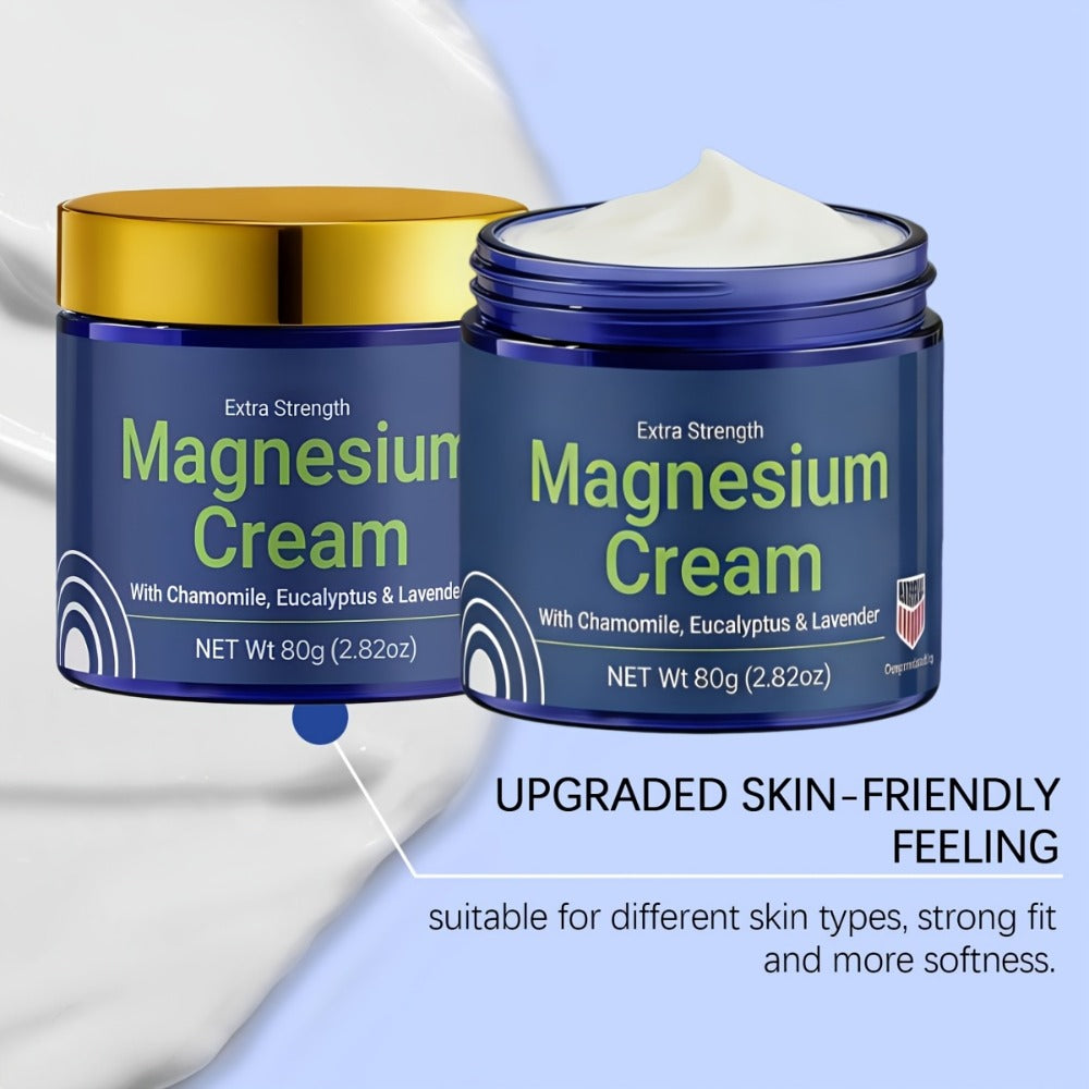 Magnesium Deep Hydration Body Lotion 2-Pack – Fast Absorbing Non-Greasy Moisturizing Cream for Dry Skin, Skin-Friendly Formul