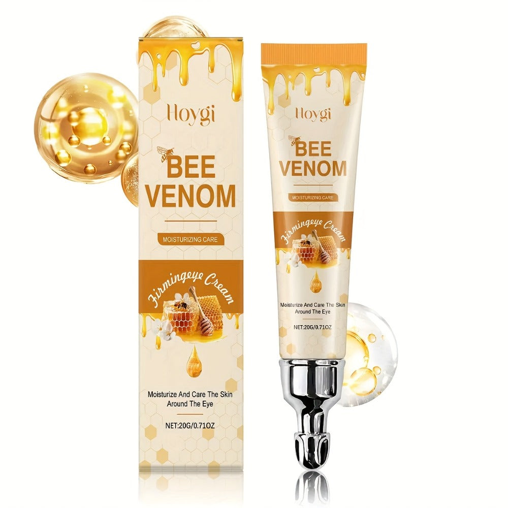 Bee Venom and Hyaluronic Acid Eye Cream Three-Pack in Coordinated Gold-and-White Cosmetic Tubes — image 8