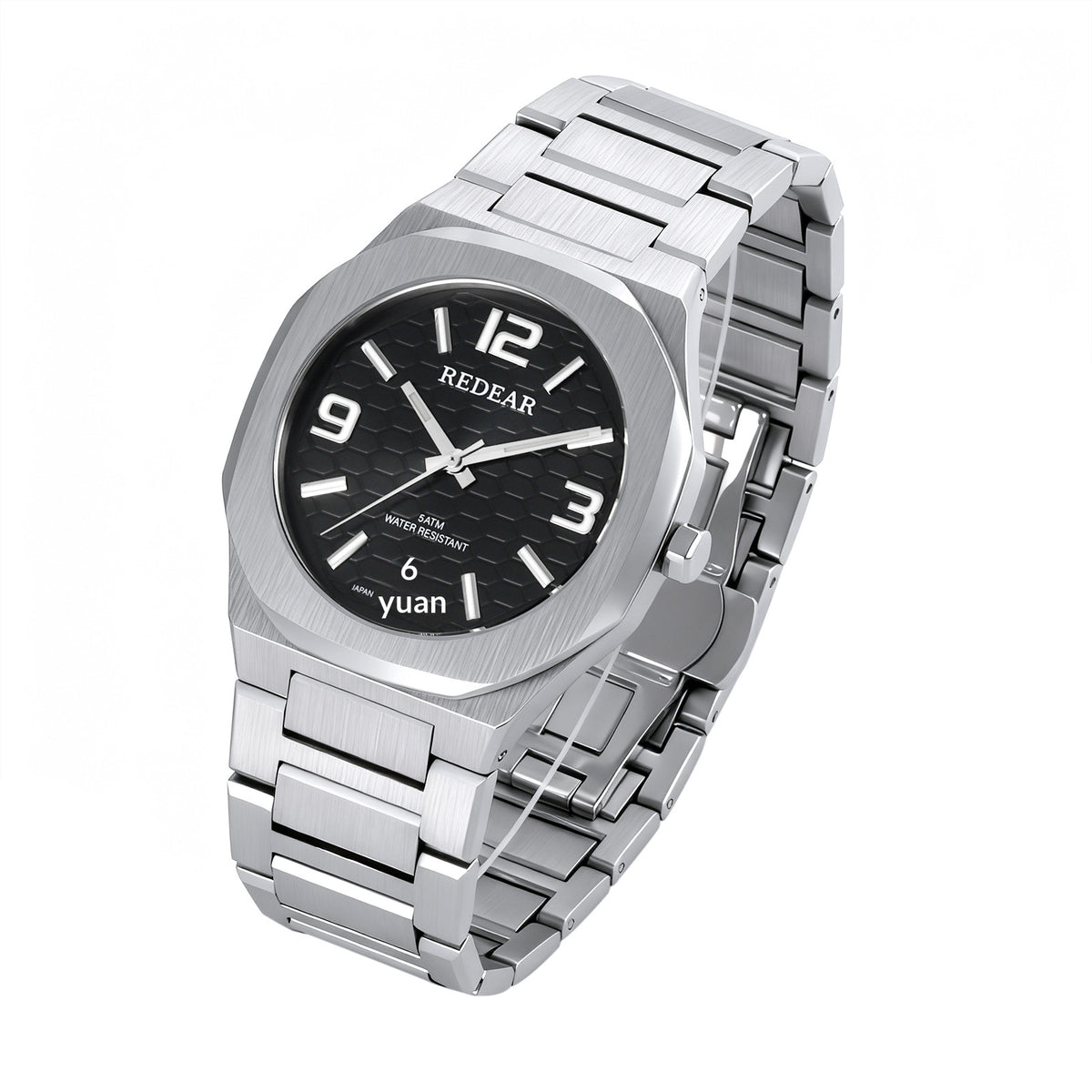 Mens Watch With Japanese Movement Non-mechanical Water-resistant