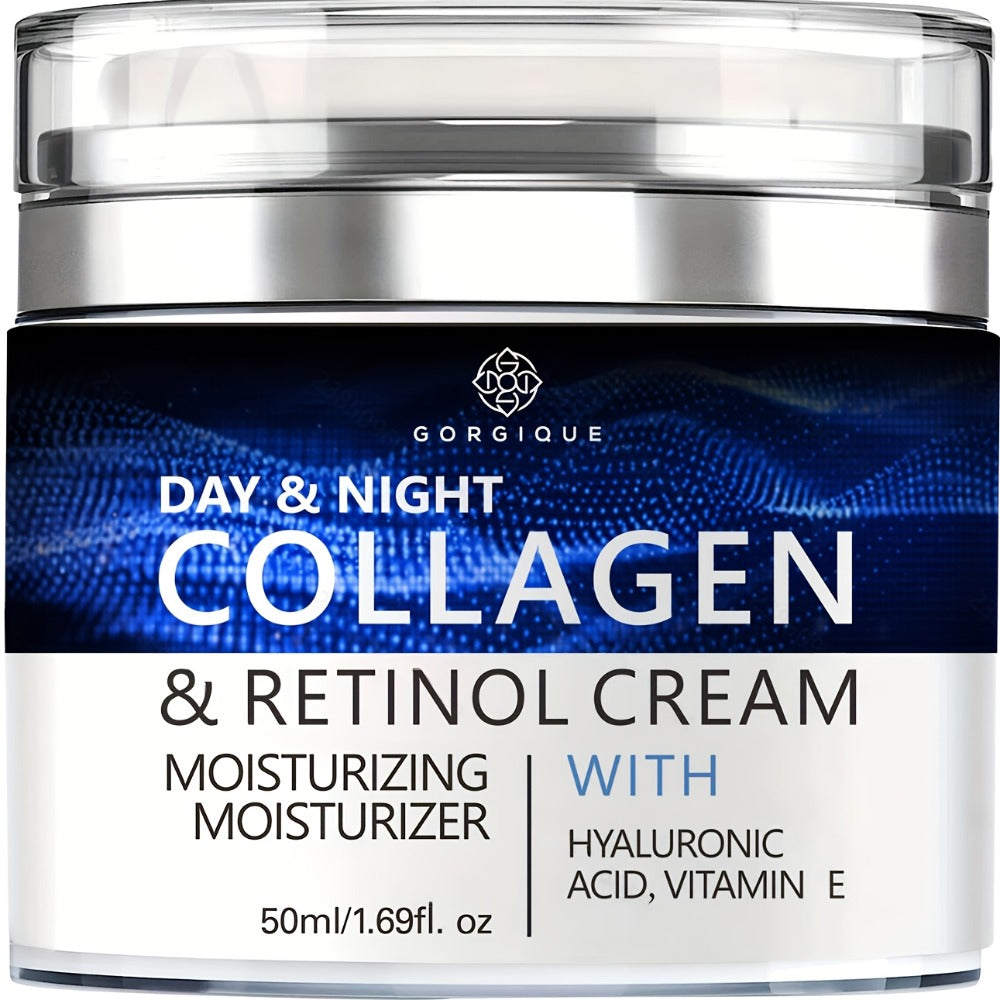 Collagen Face Cream with Retinol Hyaluronic Acid Day Night Deeply Nourishing Wrinkle Skin Care for Women Men All Skin Types 5