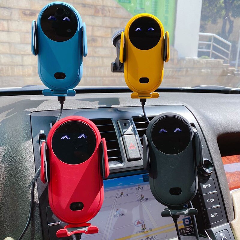 Infrared Induction Car Wireless Charger - Universal 360° GPS Phone Holder