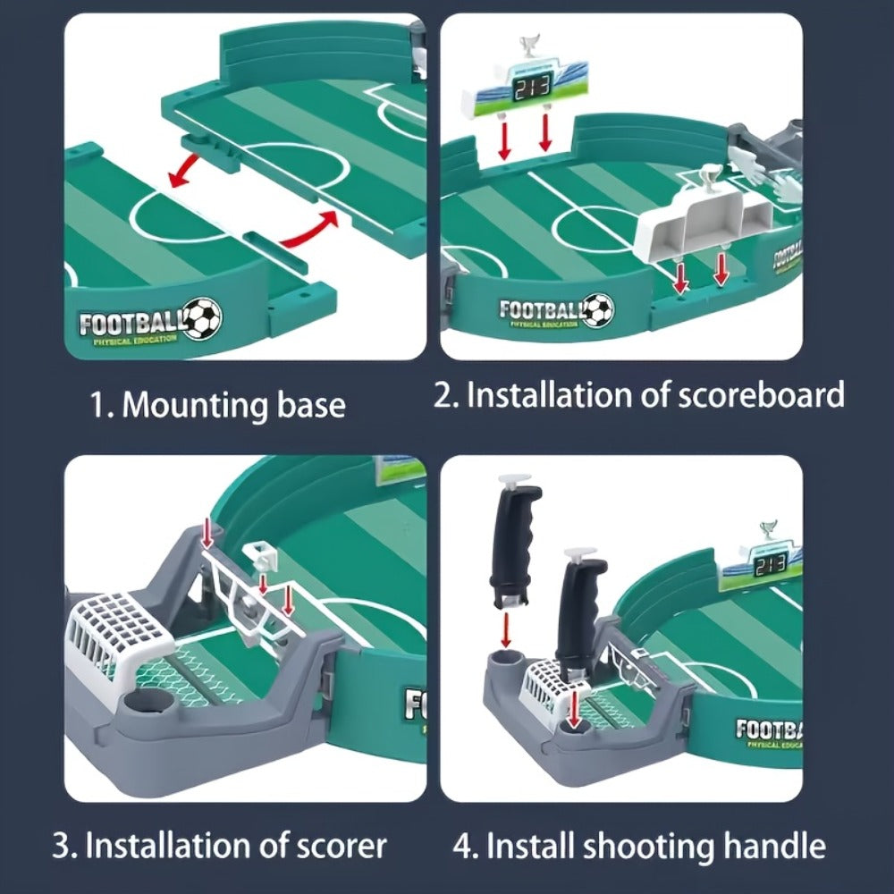 Tabletop Soccer Game for Kids, Portable 2 Player Football Board Game, Parent-Child Competitive Table Football Toy — image 10