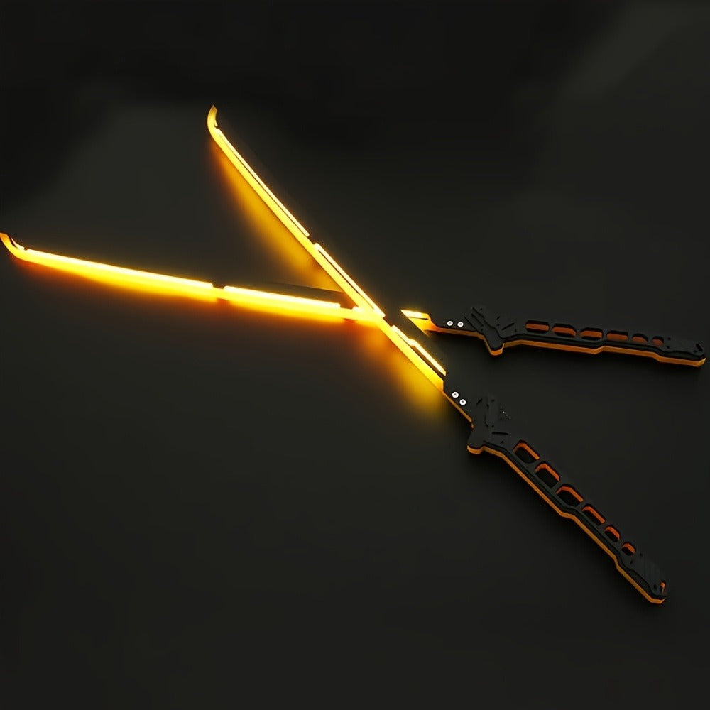 LED Cyberpunk Katana Prop 80cm Acrylic Luminous with the Listed Color, Size or Set Options for Everyday Use — image 11