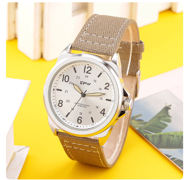 Simple Retro Lightweight And Wear-resistant Quartz Watch
