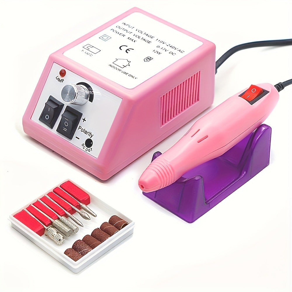 Electric Nail Drill 20000 RPM Console Kit with 6 Bits, 50 Sanding Bands and Standard or 8-in-1 Options — image 20