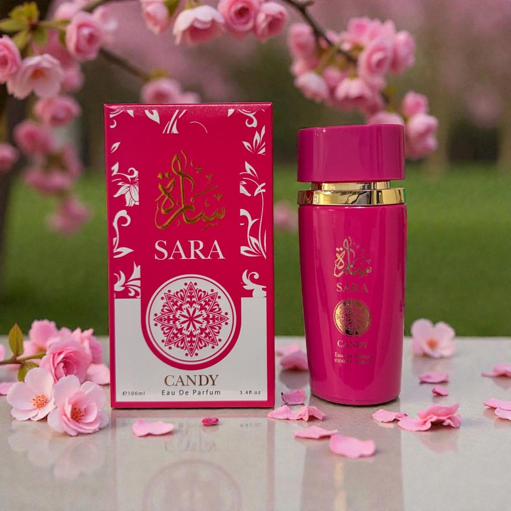 Eau de Parfum Sara Candy for Women 100ml in Bright Pink Box with 4-Note Source Profile for Daily Wear — image 2