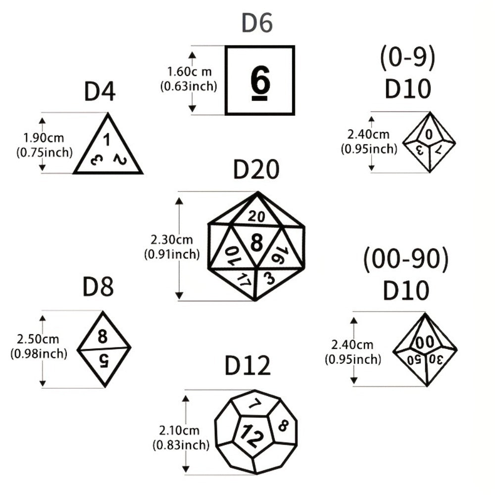 DND Dice Set 182pcs 26 Colors with the Listed Color, Size or Set Options for Everyday Use, with Listed Configuration — image 