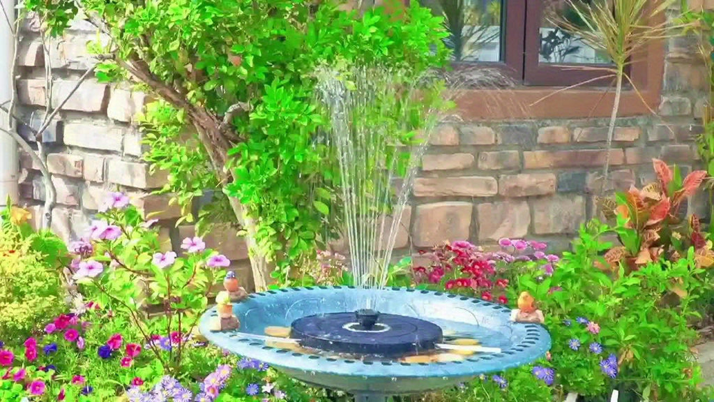 Solar Fountain Pump for Garden, Patio and Yard Use, with the Listed Configuration, for Everyday Use and Organized Storage — i