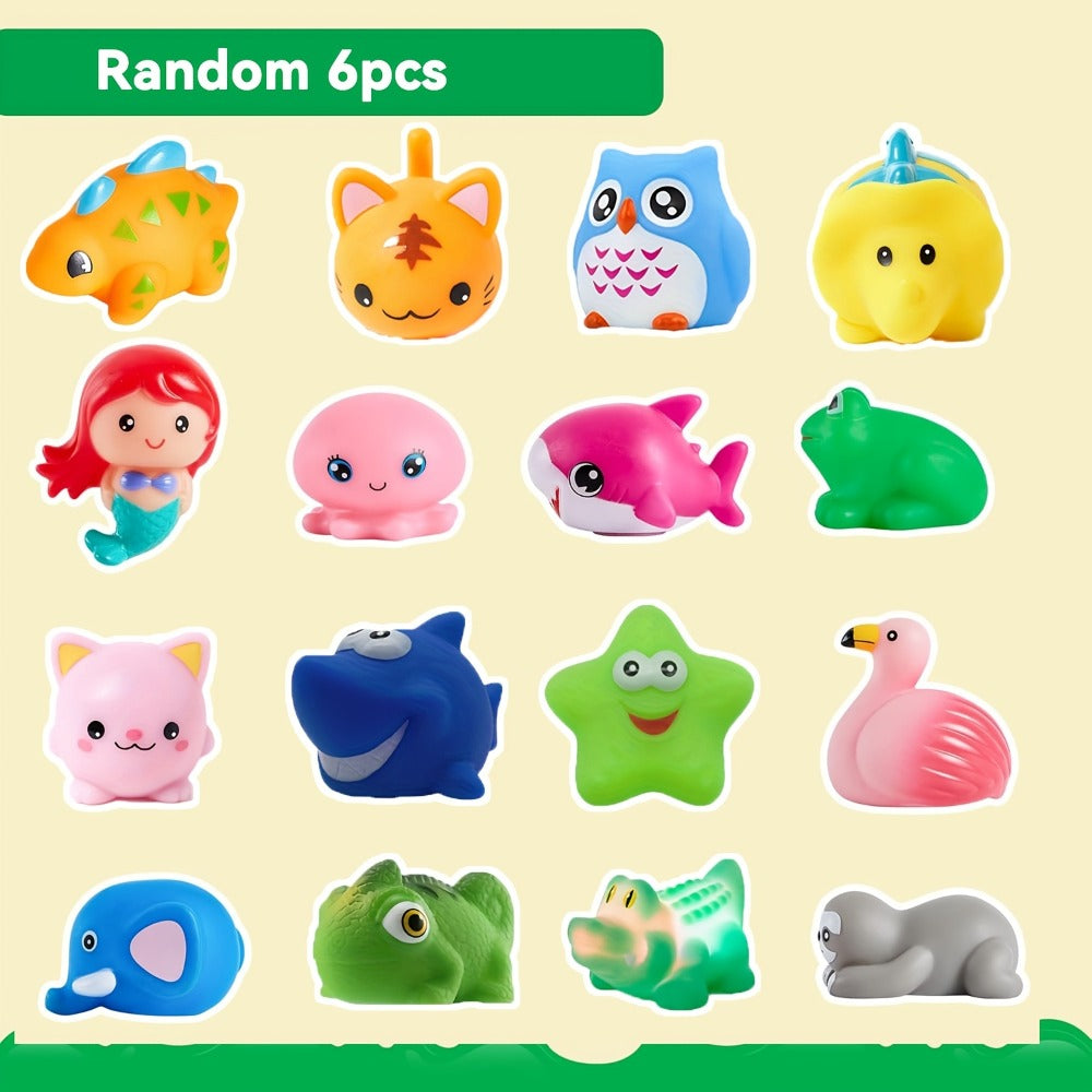 Colorful Light-Up Mermaid and Animal Bath Toy Sets with 2, 6, 8 or 12-Piece Checkout Options — image 3