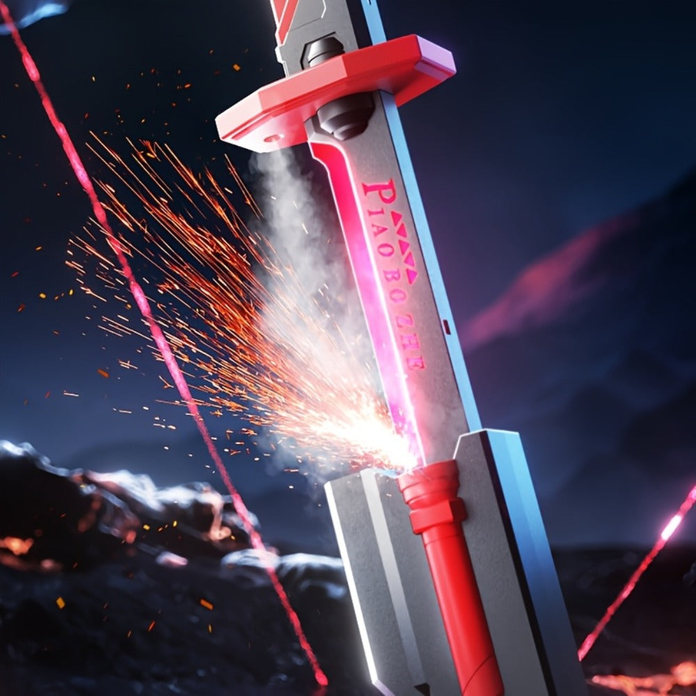 LED Katana Sword 31.5" Pro Cosplay Light Katana with Ejecting Spark, Water Mist, Multi-Color LED & Sound Effects — image 12
