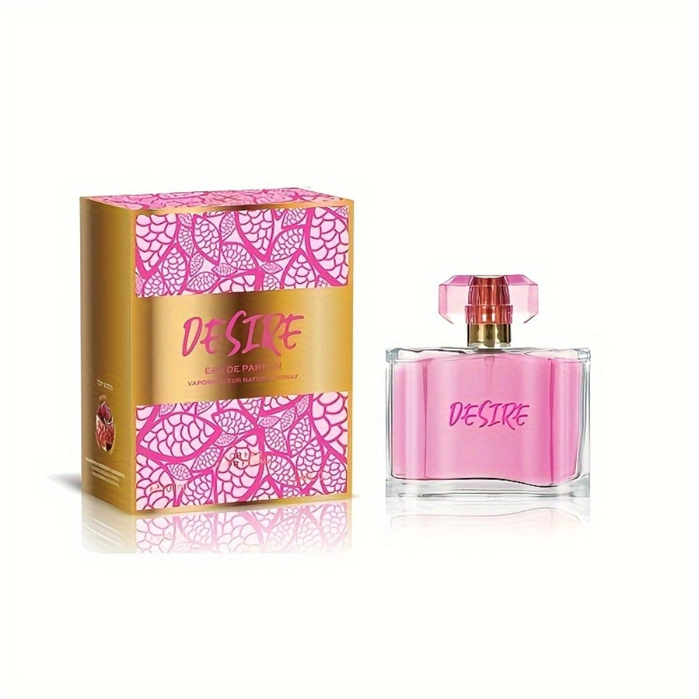 Perfume United Scents Desire for Women 100ml in Pink Bottle with Peony Source Profile for Daily Wear — image 2