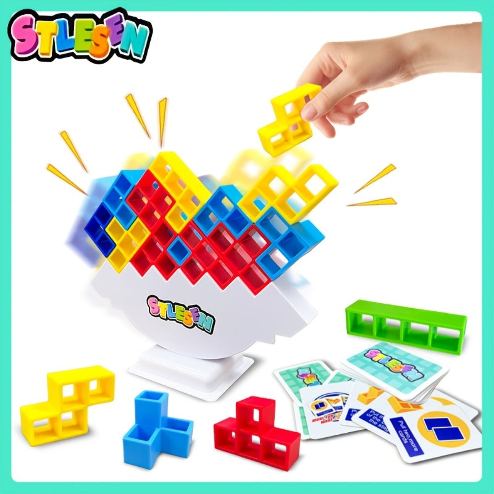 Balancing Stacking Blocks Game Set with the Listed Color, Size or Set Options for Everyday Use — image 2