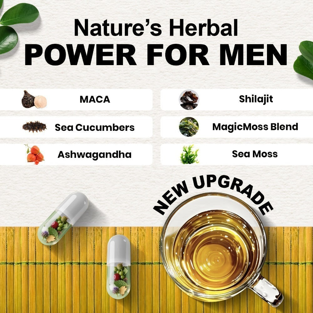 Men's Daily Fuel Supplement 2-Pack, Blue Strength 5-in-1 Formula with Maca, Ashwagandha, Tongkat Ali — image 4
