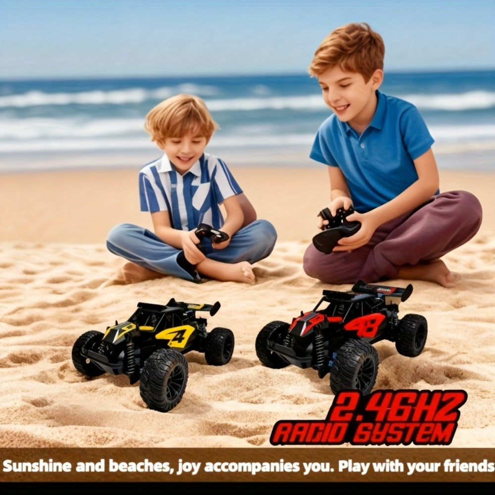 RC Off-Road Car with LED Lights for Kids Ages 6+, High Speed Remote Control Buggy Light-Up RC Truck for Boys & Girls — image 
