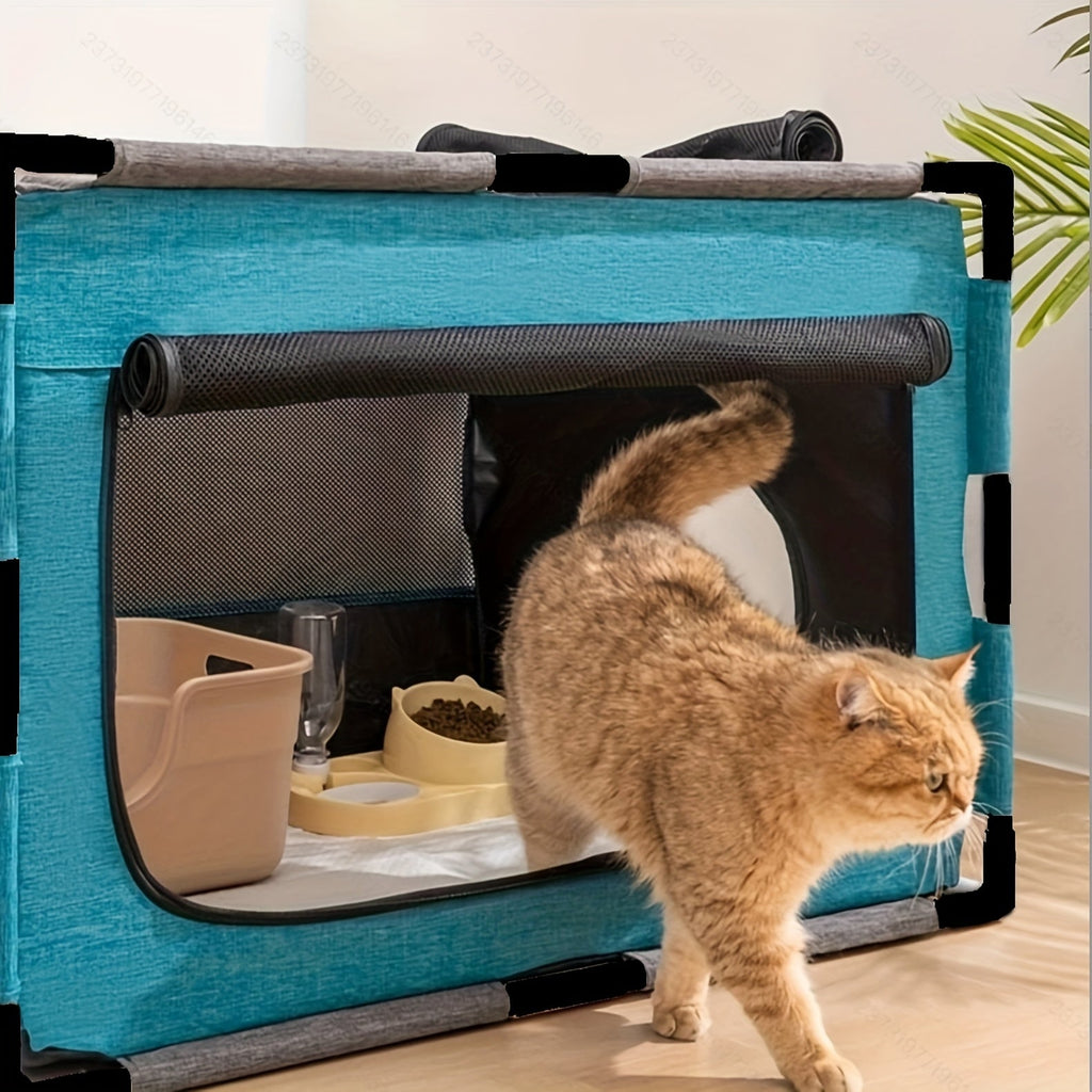 Plastic Pet Whelping Box & Indoor Playpen for Cats, Dogs, Kittens & Puppies, Assembleable, Ventilated — image 3