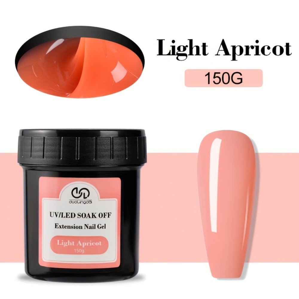 Builder Gel for Nail Extensions 150g Apex Strengthening Kit 13 Shades Clear White Pink Nude Milky Jelly Salmon UV LED Cure Pr