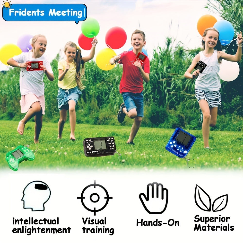 18-Piece Mini Game Keychain Set with Controller and Handheld Shapes in Six Pictured Case Colors — image 5