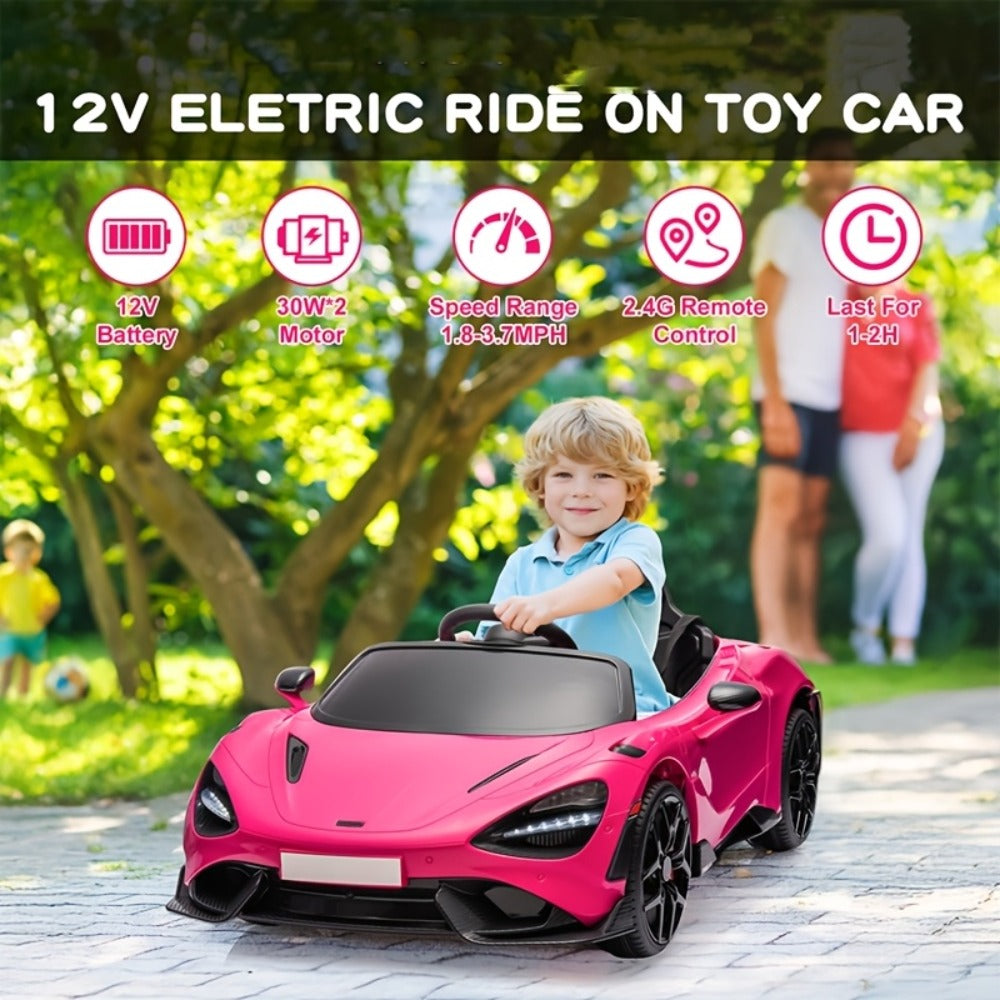 12V Kids Ride On Car Electric Vehicle with Hydraulic Doors Remote Control with the Listed Color, Size or Set Options for Ever