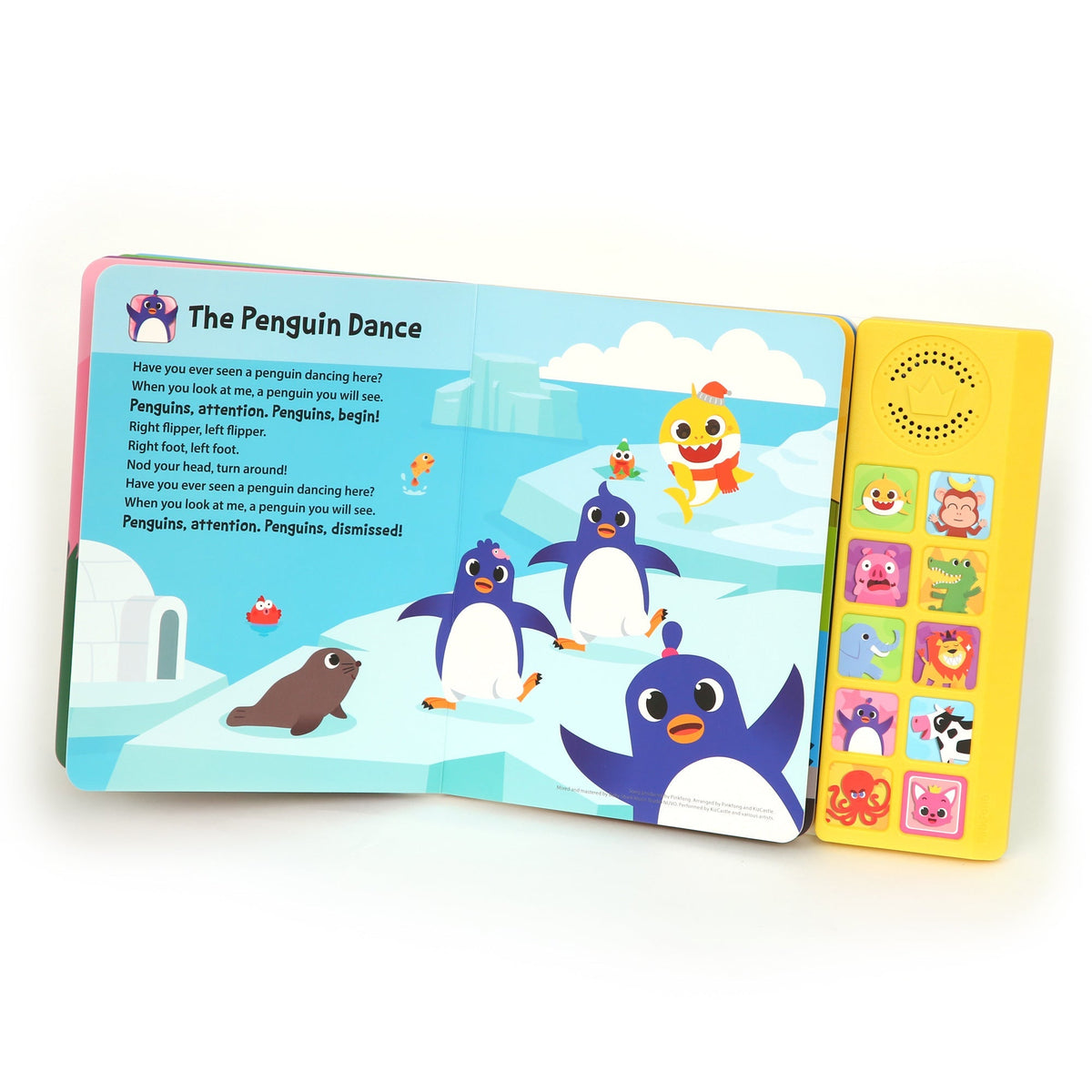 Baby Shark Sound Book for Toddlers, Pinkfong 10-Button Interactive Animal Songs Sing-Along Nursery Rhymes Learning Book Kids 