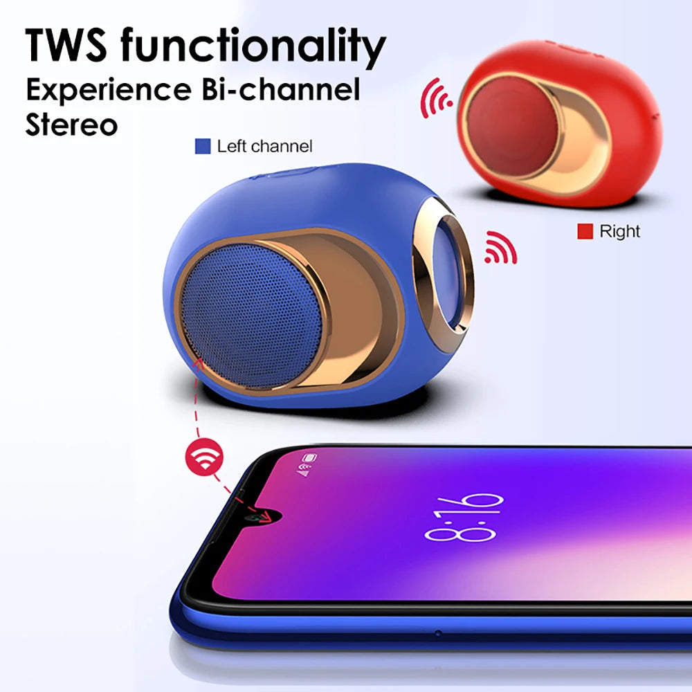 X6 Bluetooth Speaker Subwoofer Wireless