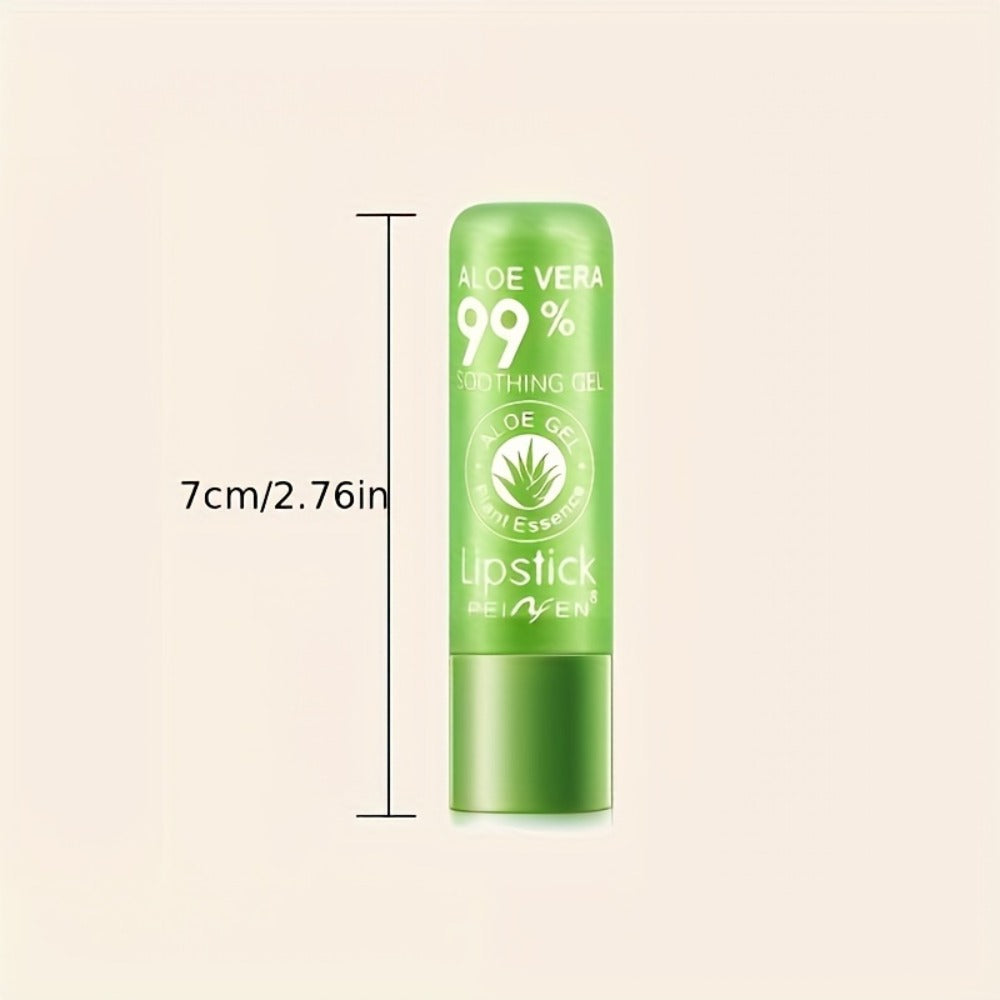 pH Color Changing Lipstick Aloe Squalane, Magic Green to Pink Formula, Glossy Lip Color, Personalized Shade Reactive Tint — i