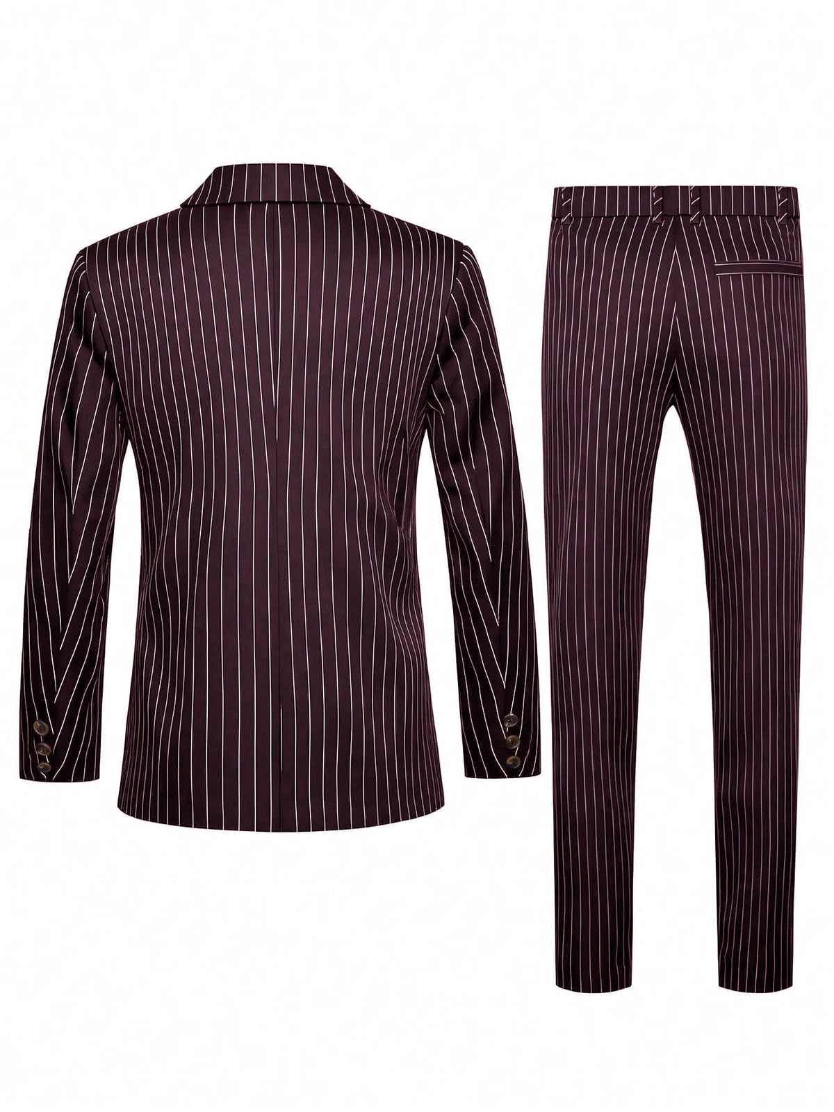 Mens Striped Business Suit Set