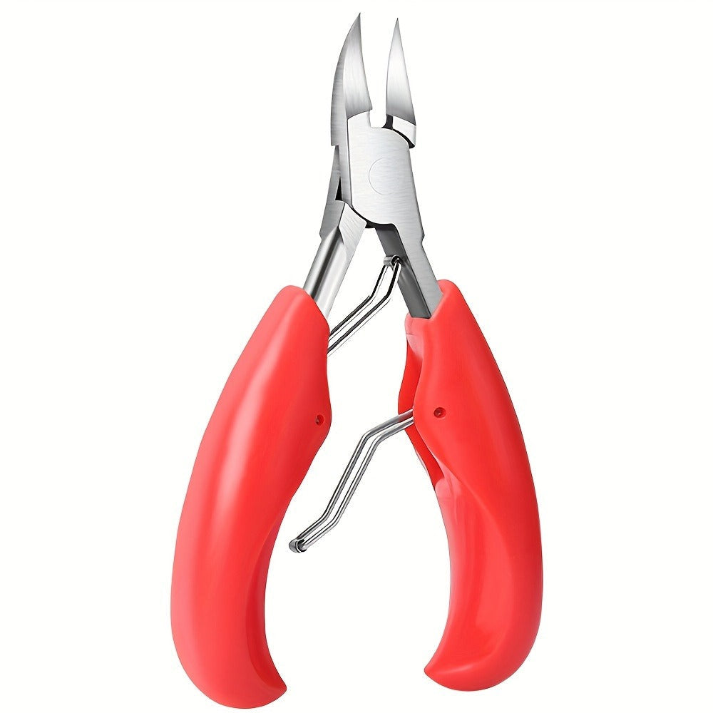 Toenail Clippers for Thick Nails & Ingrown Toenails 3 Pack Sharp Curved Blade Surgical Steel – Double Spring Ergonomic Podiat