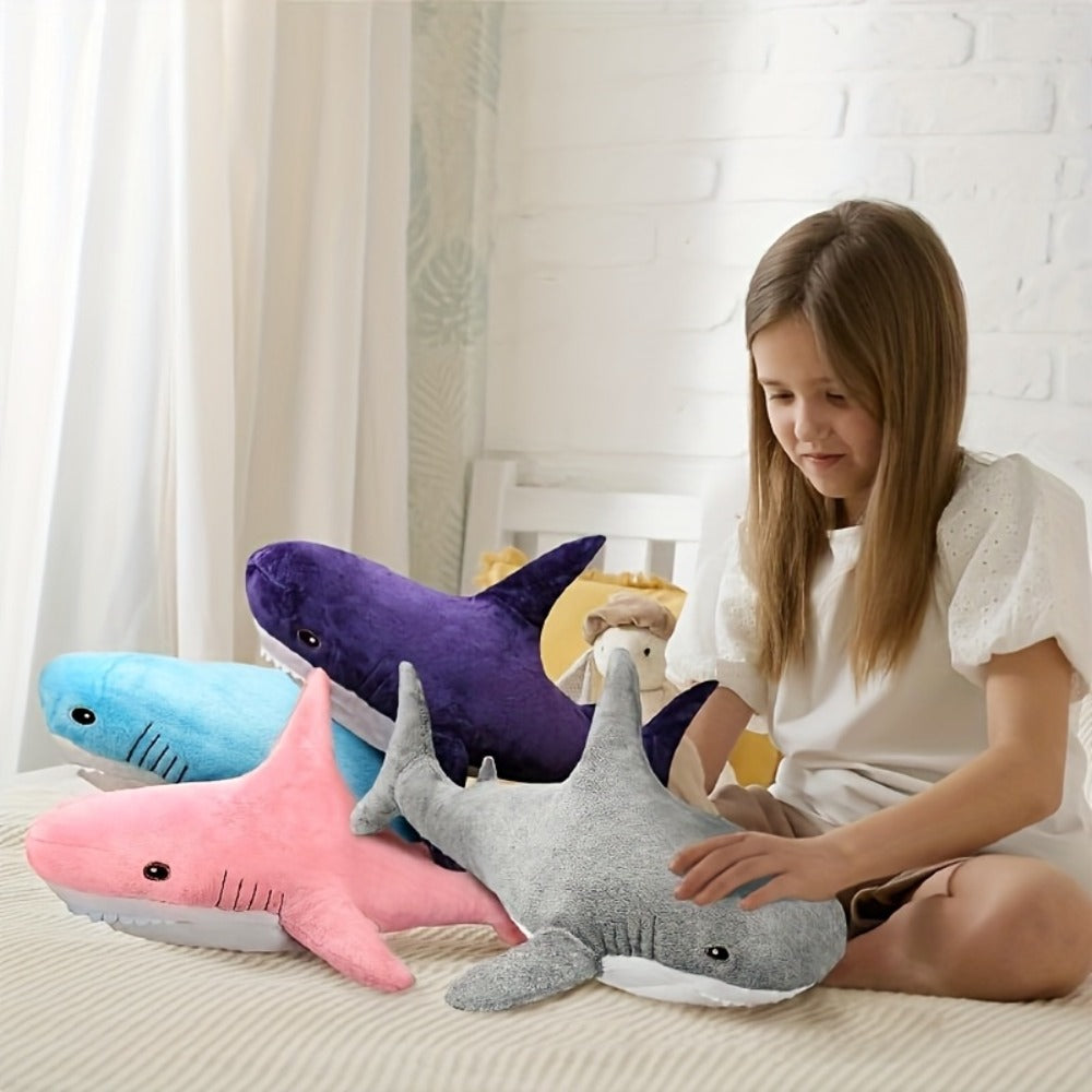 Shark Stuffed Animal Pillow, Cute Plush Throw Pillow for Couch & Kids Room, Birthday Gift for Girls — image 8