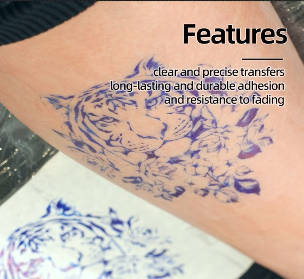 Tattoo Transfer Paper 100 Sheets 4-Layer Thermal Stencil, Sharp Precise Design Transfer, Hand Drawing & — image 14