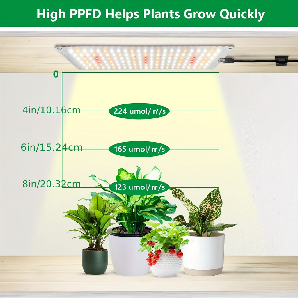 Under-Shelf LED Plant Light Panel Set with Dimming and Timer Controls, 2 or 4 Pack for Indoor Racks — image 6