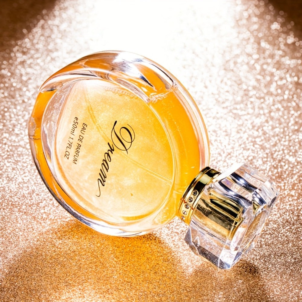 Perfume for Women in 1.7 oz Golden Floral Bottle with Rose Accent and Eau de Parfum Spray Format — image 2
