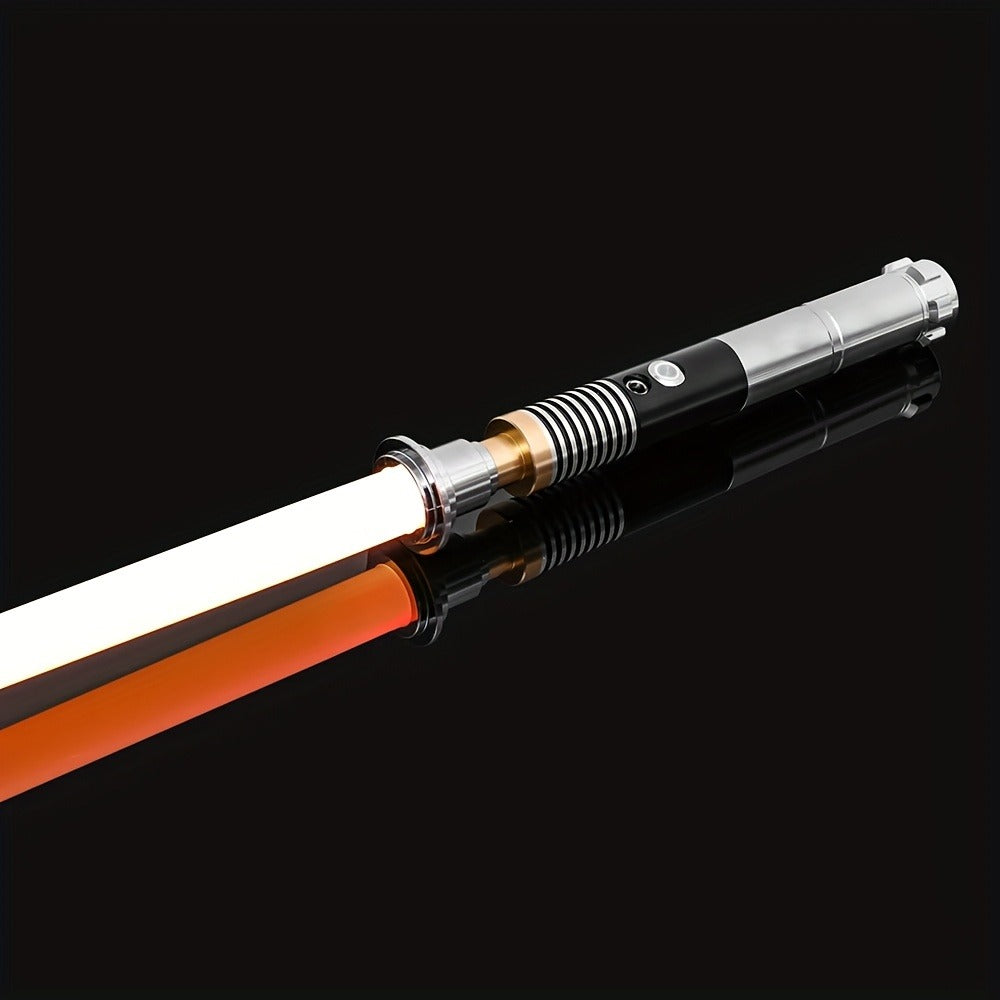 Light Up Saber with Metal Handle RGB 16 Colors, LED Cosplay Laser Sword with Sound Effects, Anakin Luke Darksaber Style — ima