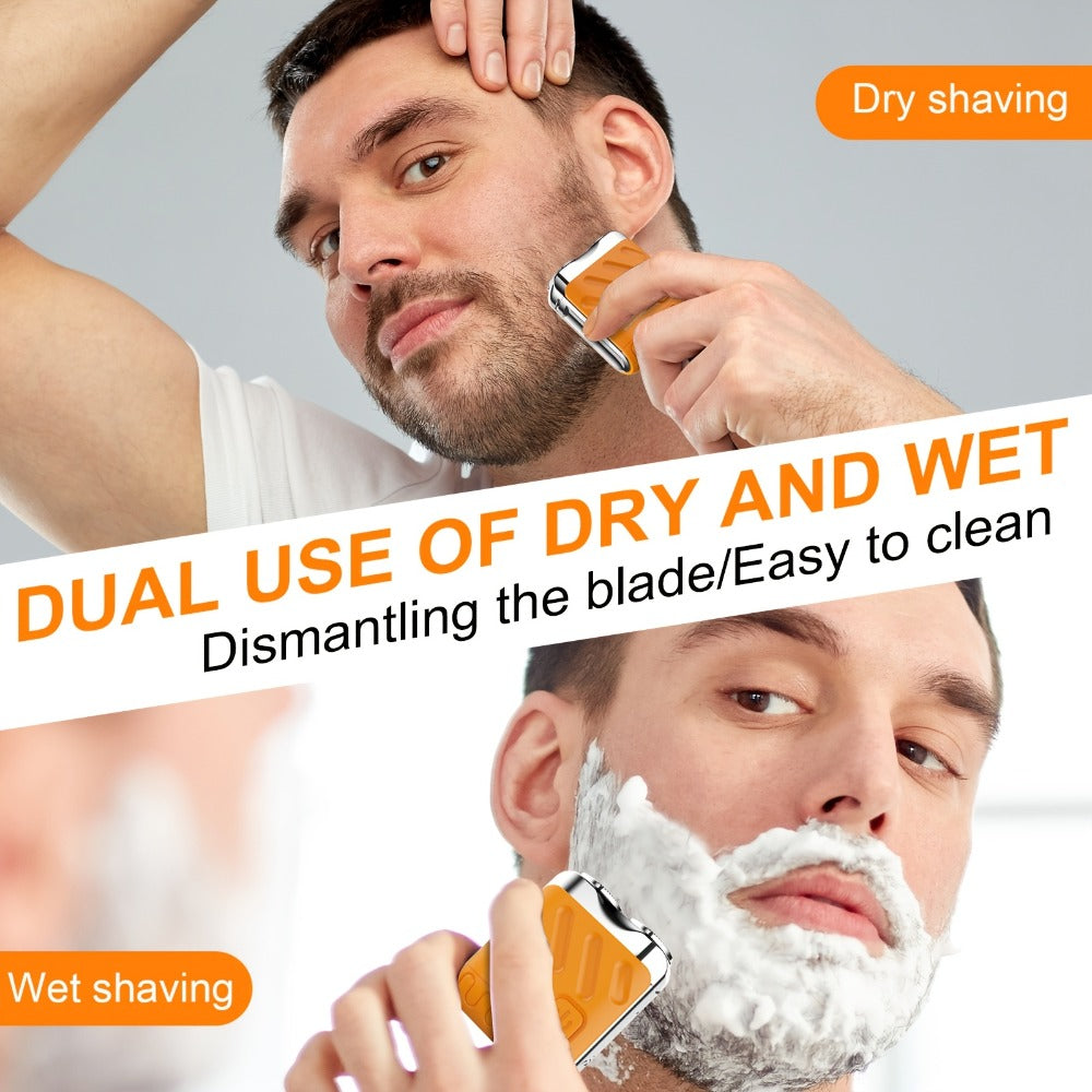 Electric Shaver Mini Dual Floating Blade with USB Charging and Select Waterproof or Digital Display Options — image 4