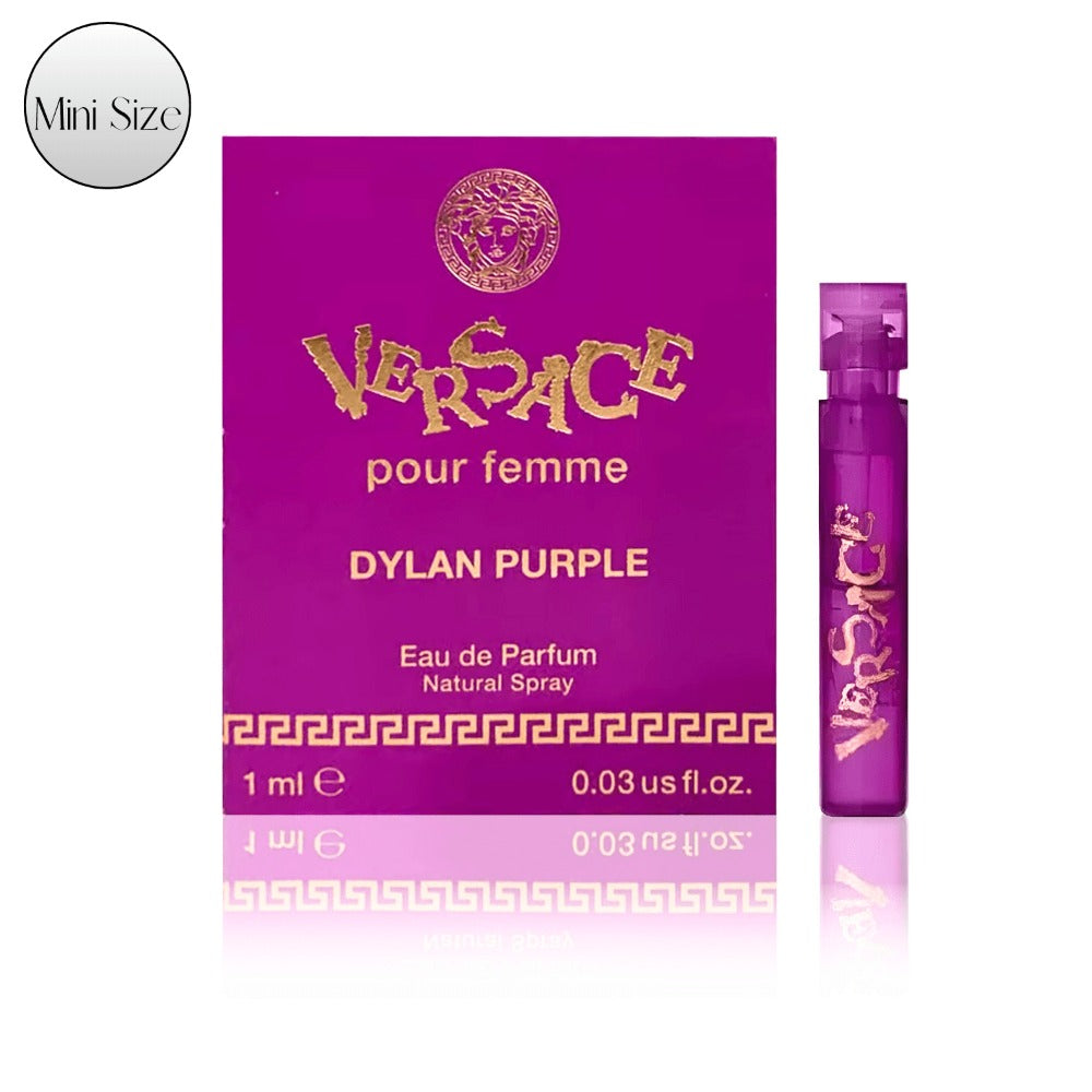 Perfume Sampler Set for Women Versace Collection 12 x 1ml Fragrance Discovery Kit Try Before for Bath Time, Home Spa and Pers