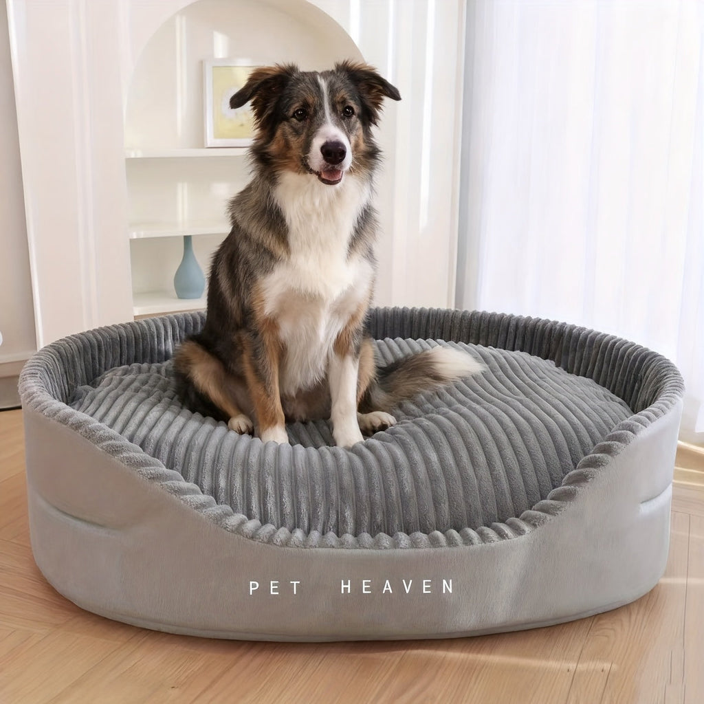 Ribbed Bolster Pet Bed System with M-XXL Beds and Separately Labeled Replacement Mat or Cushion — image 13